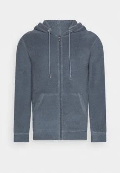 Pier One BORG ZIP-UP JACKET - Fleecejacke - Dark Green -ModePier 011099493b5240efb0f14d67b8673274