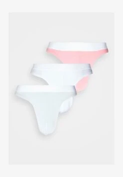 Pier One 3 PACK - Slip - Pink/white/light Blue -ModePier 01f43055857e4bcea6c8febdae4a87cd