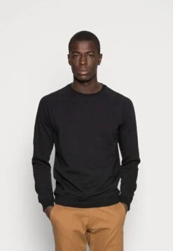 Pier One 2 PACK - Sweatshirt - Mottled Light Grey/black -ModePier 029f7c3dd9af416989fd47d111d08b8b