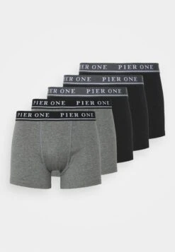 Pier One 5 PACK - Panties - Black/mottled Dark Grey 10 Pier One 5 PACK - Panties - Black/mottled Dark Grey -ModePier 0bef183125834ec58b4062b836afe5ae 1