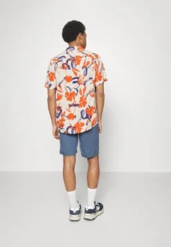 Pier One LINEN BLEND DRAWCORD SHORTS - Shorts - Blue -ModePier 0fefc1229bd140f59c628594c0f5cb16