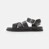 Pier One UNISEX - Riemensandalette - Black