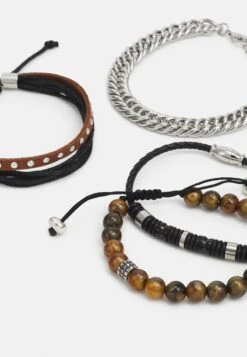 Pier One 4 PACK - Armband - Silver-coloured 8 Pier One 4 PACK - Armband - Silver-coloured -ModePier 160a55536e024fbc8ff5de3525191522