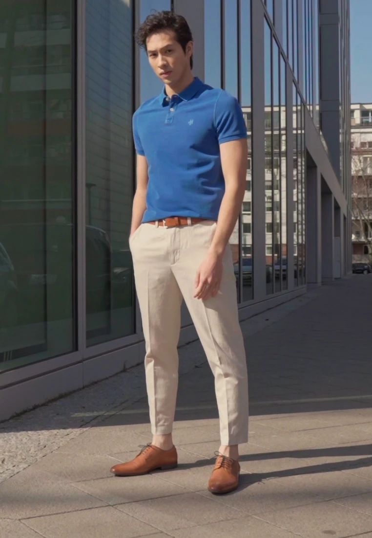 Pier One LEATHER - Business-Schnürer - Cognac 2 Pier One LEATHER - Business-Schnürer - Cognac – Bild 2