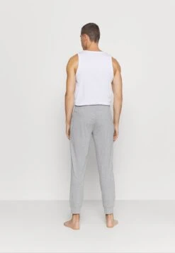 Pier One 2 PACK - Nachtwäsche Hose - Mottled Dark Grey/mottled Grey -ModePier 19d064d2851f4acfa521ce0576d2c8f9