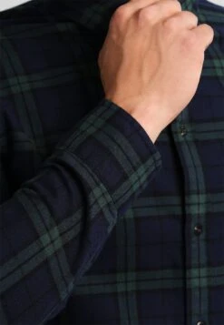 Pier One Hemd - Green / Blue -ModePier 1d4943960e8d4fe294723e59d14e7516