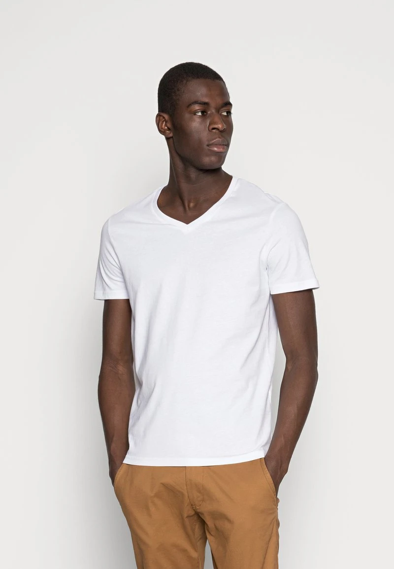 Pier One 5 PACK - T-Shirt Basic - White/blue/black 2 Pier One 5 PACK - T-Shirt Basic - White/blue/black – Bild 2