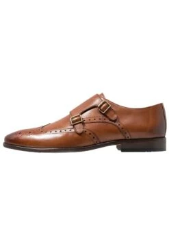 Pier One LEATHER - Business-Slipper - Cognac