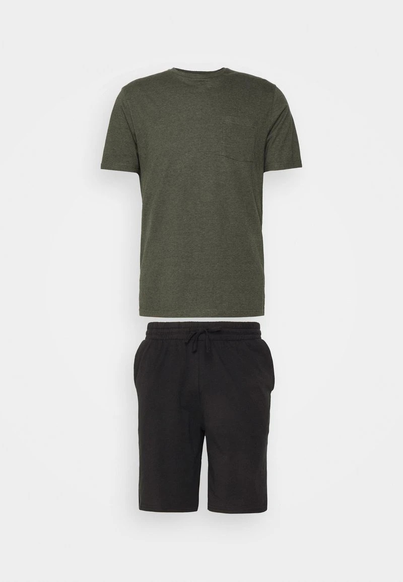 Pier One Nachtwäsche Set - Black/khaki 5 Pier One Nachtwäsche Set - Black/khaki – Bild 5