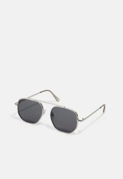 Pier One UNISEX - Sonnenbrille - Silver-coloured, Black -ModePier 4ac756a90d1641d7b0579f1c754b2570