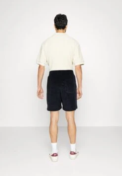 Pier One TOWELING - Shorts - Dark Blue -ModePier 4be457e9b485439b8950f5df0d644d2c