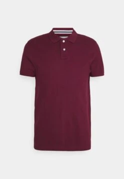 Pier One 3 PACK - Poloshirt - Bordeaux/white/dark Blue -ModePier 4cc9c115b9e24e409168180abfd6760c