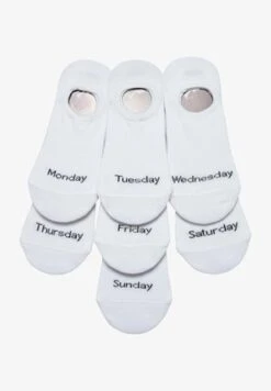 Pier One 7 PACK - Füßlinge - White 11 Pier One 7 PACK - Füßlinge - White -ModePier 4d2bd21c5fc2480db9e996cf3b6bb60f