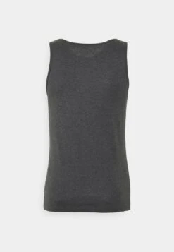 Pier One 3 PACK - Unterhemd/-shirt - Black/khaki/mottled Dark Grey -ModePier 4e3b957f8ebd41b9a9d3053b4b118f71