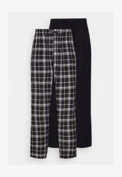 Pier One 2 PACK - Nachtwäsche Hose - Dark Blue -ModePier 529290e98e334fe58278de95b194e623