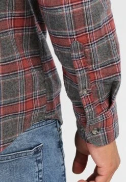 Pier One Hemd - Grey/coral 10 Pier One Hemd - Grey/coral -ModePier 551953d0ad2d49119280dd58cb3b0bb3