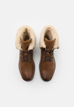 Pier One LEATHER - Schnürstiefelette - Camel -ModePier 58338f66cc624a14b1e5d27e7e21ebaf