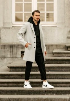 Pier One Klassischer Mantel - Grey -ModePier 6234ec72212c42e0af872e2fd5745294