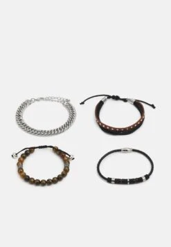 Pier One 4 PACK - Armband - Silver-coloured 9 Pier One 4 PACK - Armband - Silver-coloured -ModePier 63cf059447144a91a73feb285e7d11ba 1