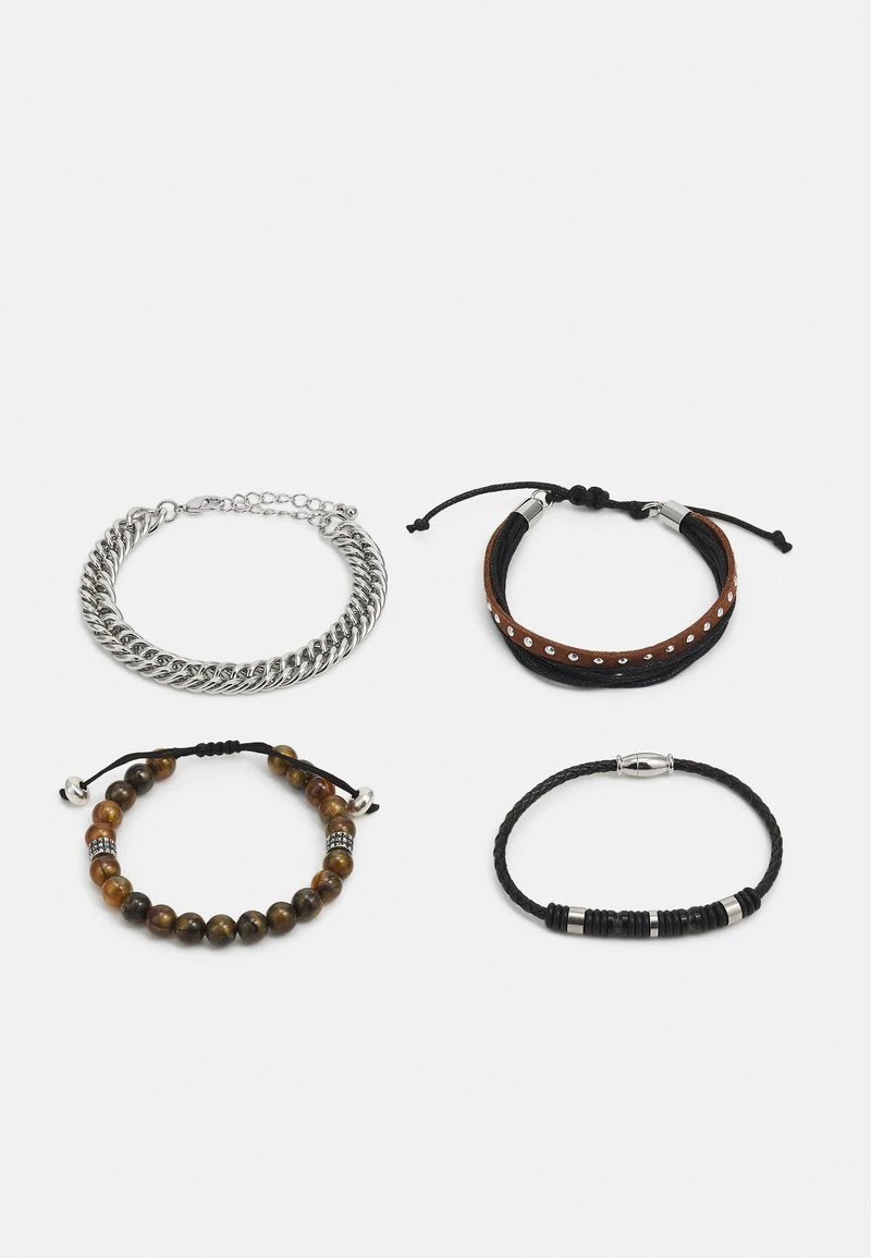 Pier One 4 PACK - Armband - Silver-coloured 4 Pier One 4 PACK - Armband - Silver-coloured – Bild 4