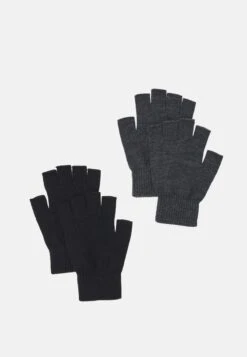 Pier One 2 PACK - Fingerhandschuh - Black/grey -ModePier 65f7cac1e5894adb85510bf74e6dae09 1