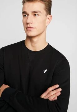 Pier One Sweatshirt - Black -ModePier 757184f57b5e4f98a823757117b916fe