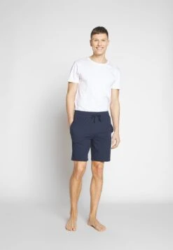 Pier One 3 PACK - Nachtwäsche Hose - Dark Blue/mottled Grey -ModePier 7e472cc097e6444cadabab4e21135dcc 1