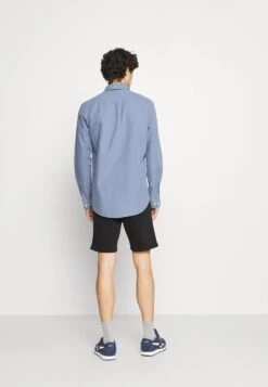 Pier One 3 PACK - Shorts - Black/mottled Light Grey/dark Blue -ModePier 868047a536d4496abac88f48a976097b