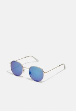 Pier One UNISEX - Sonnenbrille - Gold-coloured/blue -ModePier 86da2e15ef8c413eada469d3cb0f90a2 1