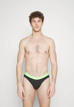 Pier One BRANDED WAISTBAND BRIEFS 3 PACK - Slip - Black -ModePier 87822367847c47febdfb486f93afed0b