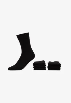 Pier One 7 PACK - Socken - White/black -ModePier 88230a8554954542800787e9a22e22b5