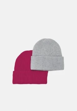 Pier One UNISEX 2 PACK - Mütze - Red/grey -ModePier 974eebccedc348d4971691706216c905 1