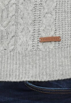 Pier One Strickpullover - Mottled Grey -ModePier 98e400a2e6784522b8ea9f8eb6bf3691