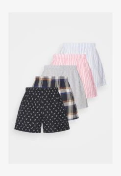 Pier One 5 PACK - Boxershorts - Blue/dark Blue/pink - 10 Pier One 5 PACK - Boxershorts - Blue/dark Blue/pink - -ModePier 9fb699084db745fb82f3afe419449e07