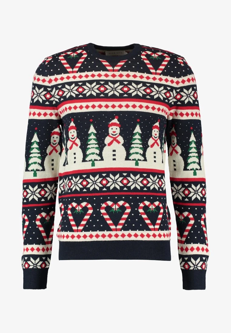 Pier One Strickpullover - Navy 1 Pier One Strickpullover - Navy