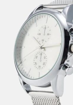 Pier One UNISEX - Chronograph - Silver-coloured -ModePier a3b13f9297e1480998985e1a2a89197f