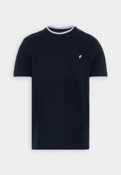 Pier One T-Shirt Basic - Dark Blue -ModePier a6ddd33dbac047e389de596eb298334f