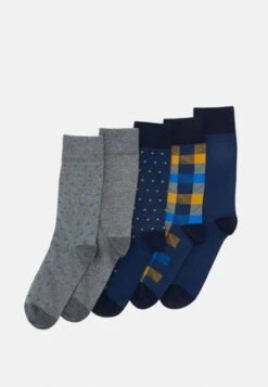 Pier One 5 PACK - Socken - Dark Blue -ModePier b007253874864f13810eb266ab954999
