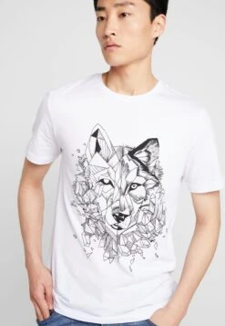 Pier One T-Shirt Print - White -ModePier bc7a16a4618b493685c112de8b6356af