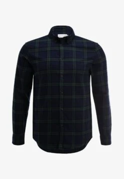 Pier One Hemd - Green / Blue -ModePier bd94f2174248488990864d1e72e56a50