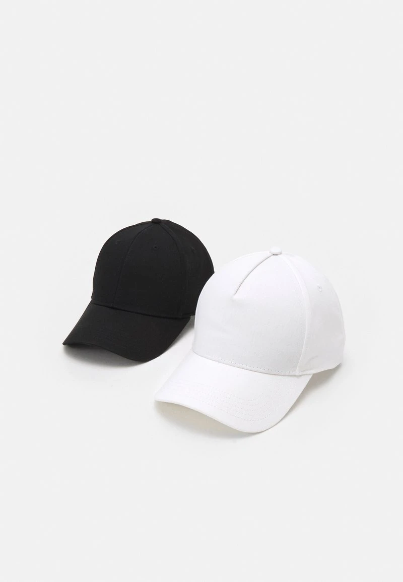 Pier One UNISEX 2 PACK - Cap - Black/white 5 Pier One UNISEX 2 PACK - Cap - Black/white – Bild 5
