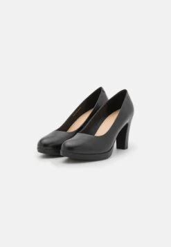 Pier One LEATHER - Plateaupumps - Black 8 Pier One LEATHER - Plateaupumps - Black -ModePier cb9dcb9e5ca84540a8855df09b5d8b0c