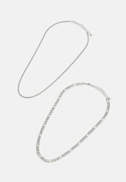 Pier One SET - Halskette - Silver-coloured 11 Pier One SET - Halskette - Silver-coloured -ModePier dc536fad5c54433bbebbb500401f9c06