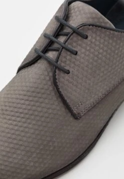 Pier One LEATHER - Schnürer - Dark Grey -ModePier e0f1574267c74dc1b5d53d5cfef035ae