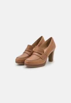 Pier One LEATHER - Pumps - Cognac 8 Pier One LEATHER - Pumps - Cognac -ModePier e17d8d2073694eb883bc13a967c6343d