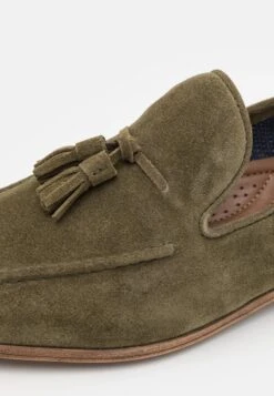 Pier One LEATHER - Slipper - Green -ModePier e1f88111880d4b22b149d345f9e0d086