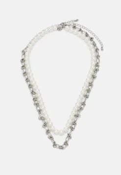 Pier One 2 PACK UNISEX - Halskette - Silver -ModePier e245ed3a0c4448518c382a29b6da13e2 1