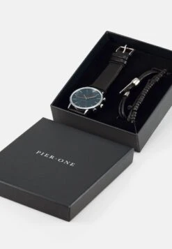 Pier One SET - Uhr - Black -ModePier e3698392312245d48955706d88c064dc