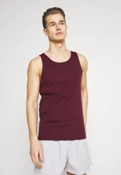 Pier One 3 PACK - Unterhemd/-shirt - Dark Blue/bordeaux/off-white -ModePier e5c0c269801440abb1025cc34256b4eb