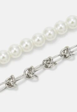 Pier One 2 PACK UNISEX - Halskette - Silver -ModePier f0386c66f33643f9a20dceab9586d469